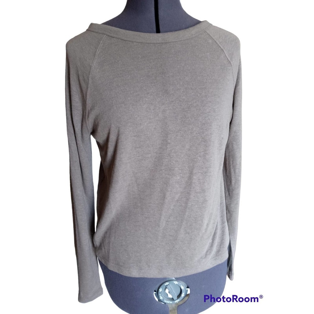 A New Day woman's long sleeve olive green pullover sweater, XS